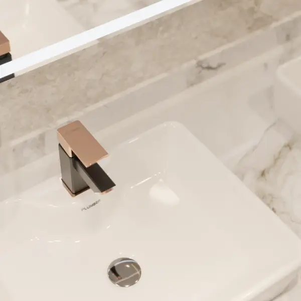Luxury bathroom plumbing installation by Triangle Main Plumbing in Anaheim CA